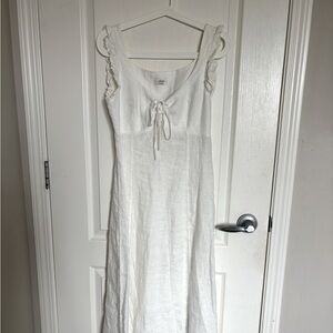 Aritzia Wilfred 100% Linen Summer dress size 4
